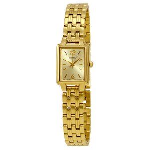 Seiko SXGL62 Women’s Champagne Dial Gold Tone dress watch